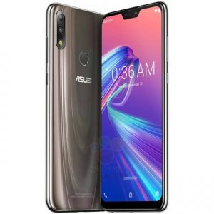 Images showing the product render of ASUS ZenFone Max Pro M2