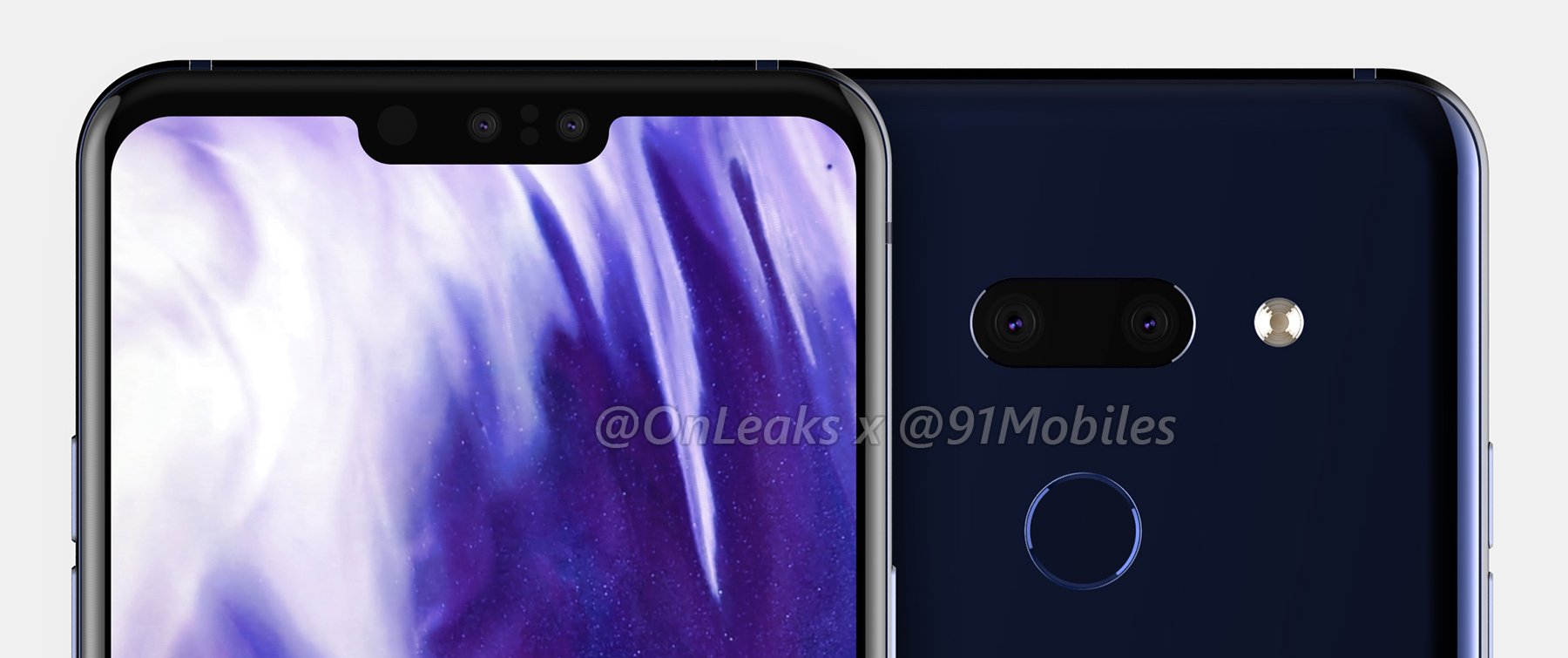 LG G8 ThinQ Render Source : @91Mobiles & @Onleaks/Twitter