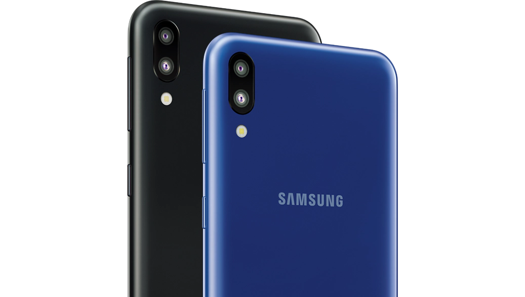 Samsung M10 in Blue and Black Color 