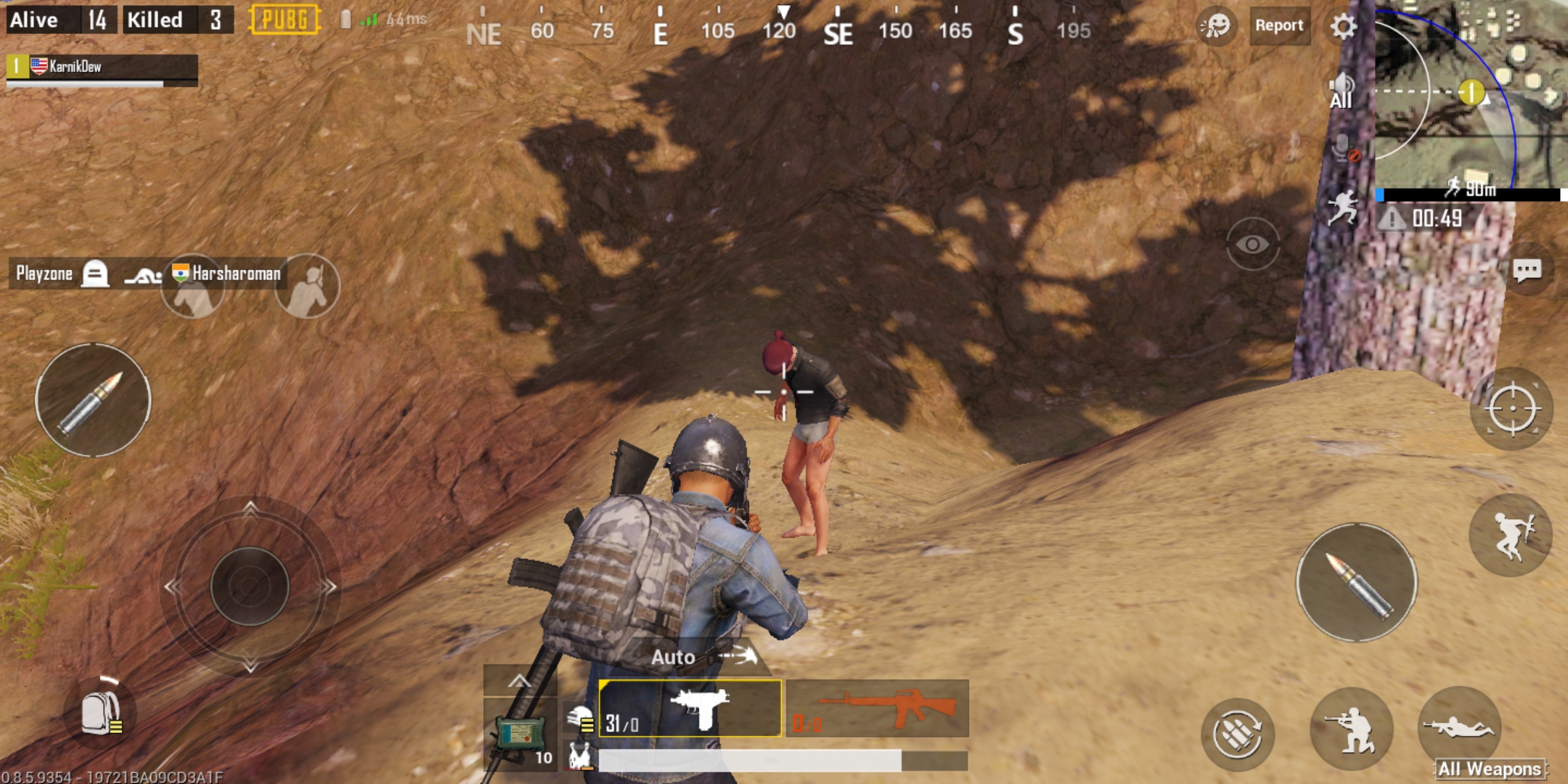 Image showing gameplay screenshot from PUBG Mobile