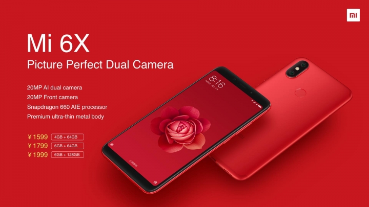 Mi 6X Pricing