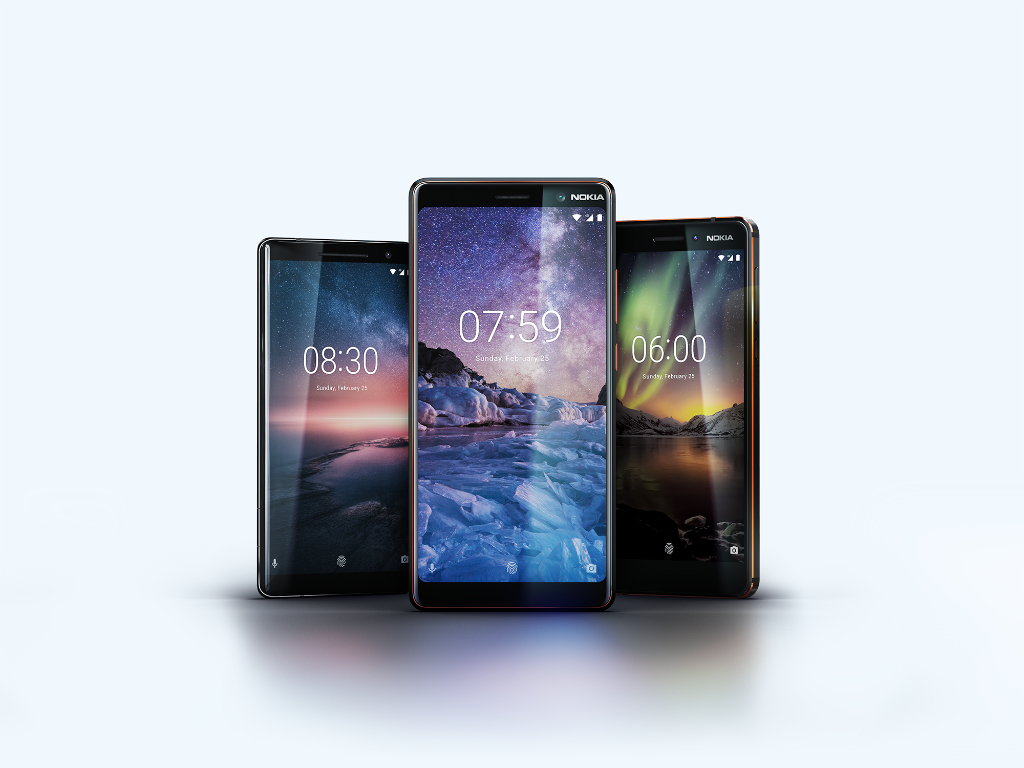 Nokia's line of Android One Smartphones