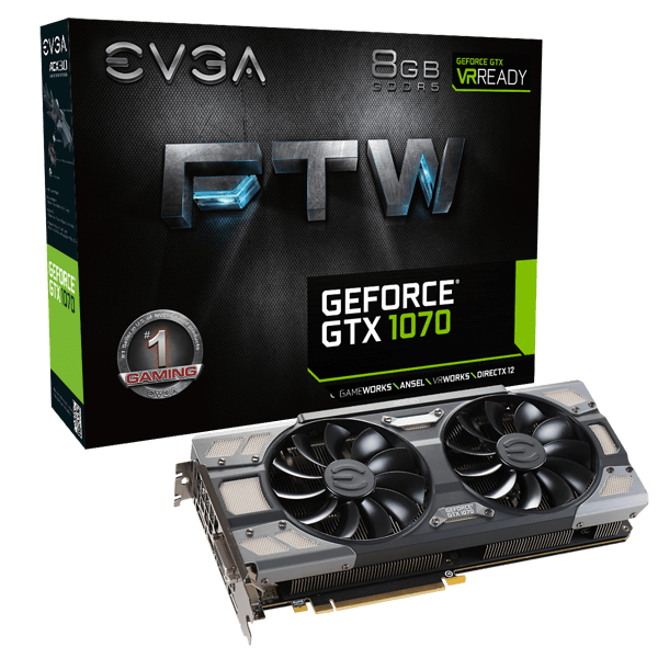 Image Showing GeForce GTX 1070 FTW Graphics Card