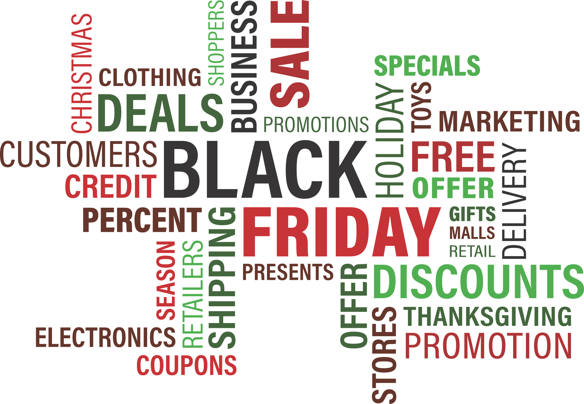 Image Showing a vector graphic related to Black Friday