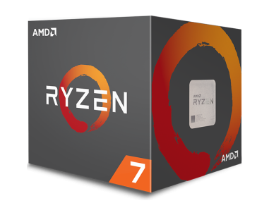 Image Showing box of AMD Ryzen 1700x Unlocked Processor ©amd