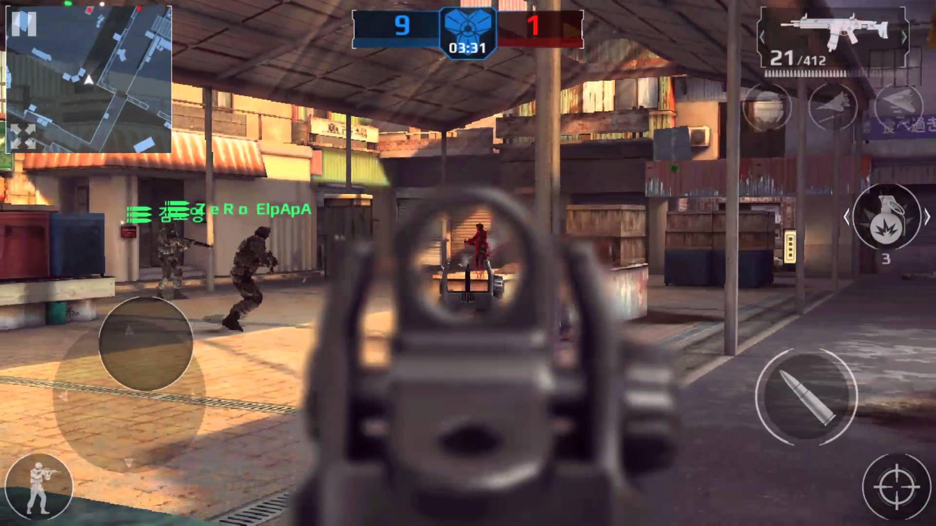 Image showing Screenshot from the Game Modern Combat 5 Blackout